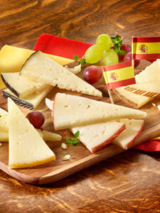 Käseauswahl mit spanischem Käse