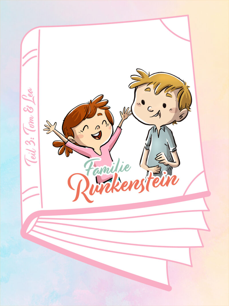 Buch mit Tom und Lea auf dem Cover