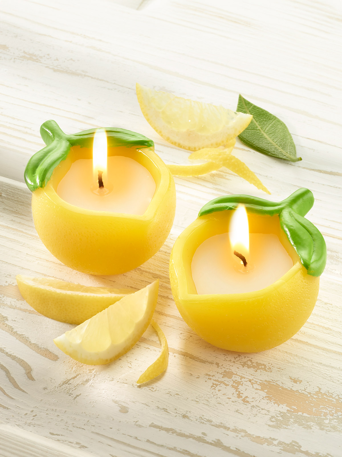 Duftkerzen-Duo „Zitrone“