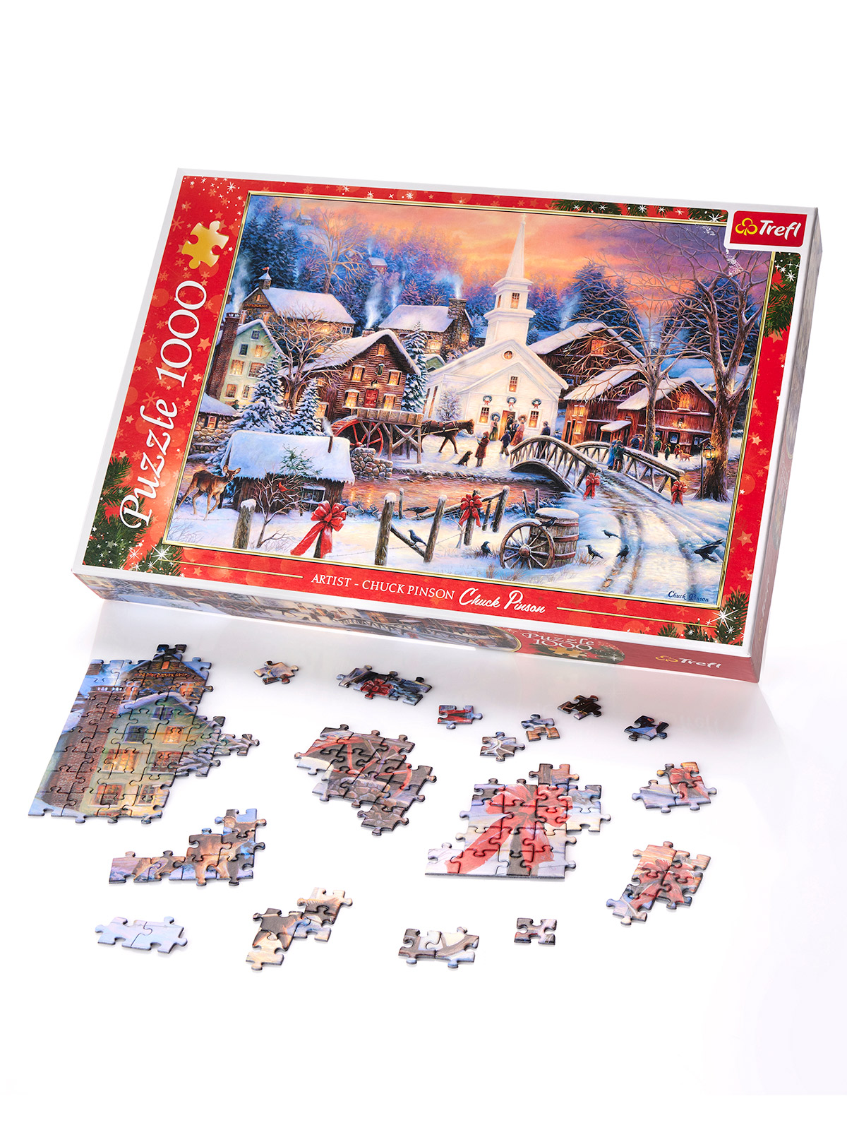 Puzzle „Weiße Weihnacht“