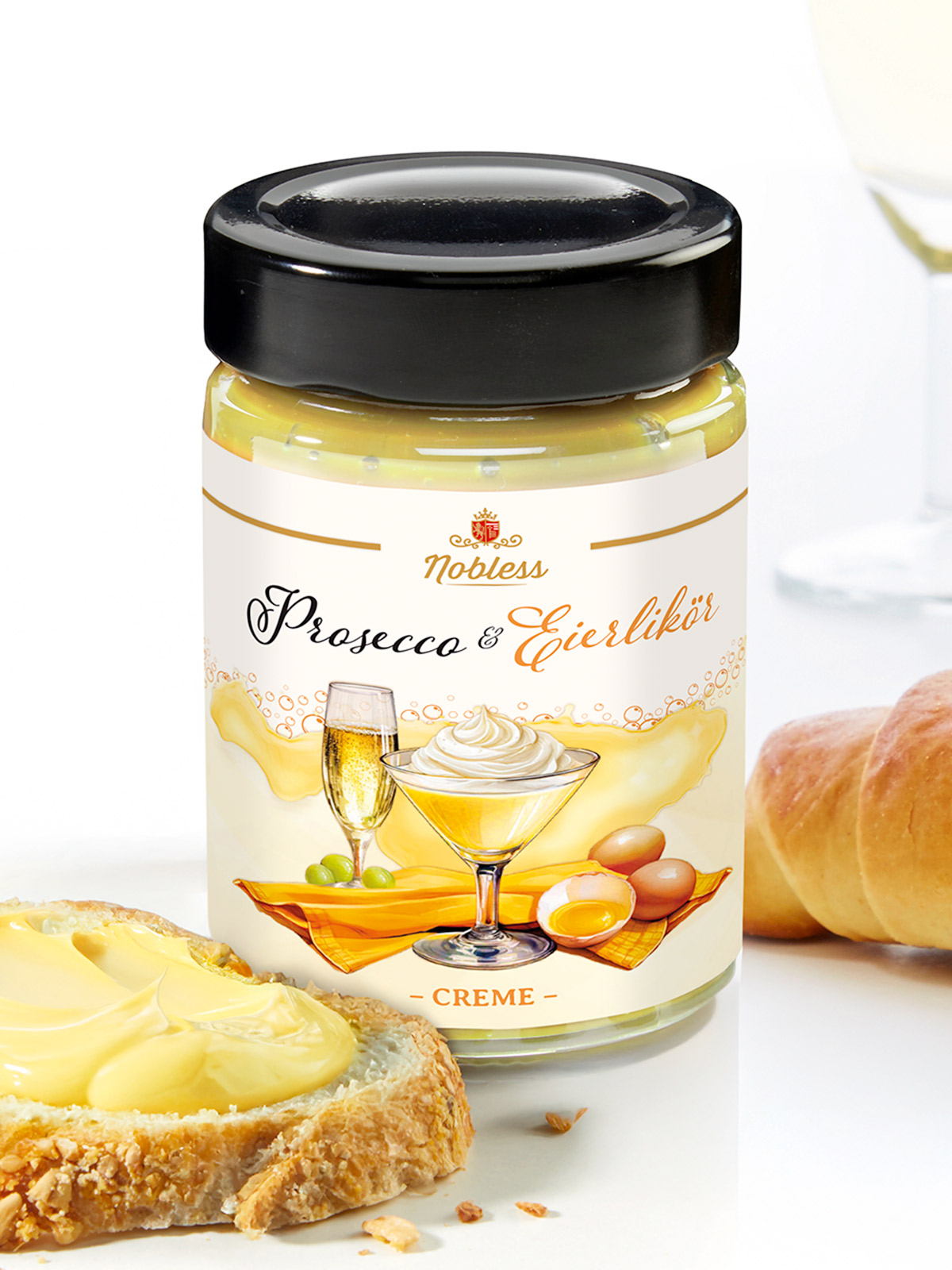 Prosecco-Eierlikör-Creme