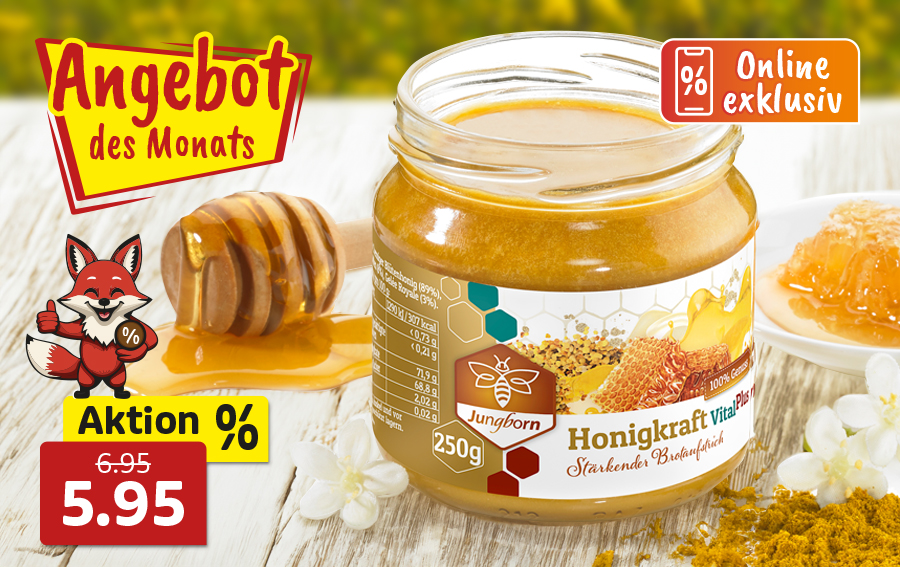 Angebot des Monats Honigkraft „VitalPlus“