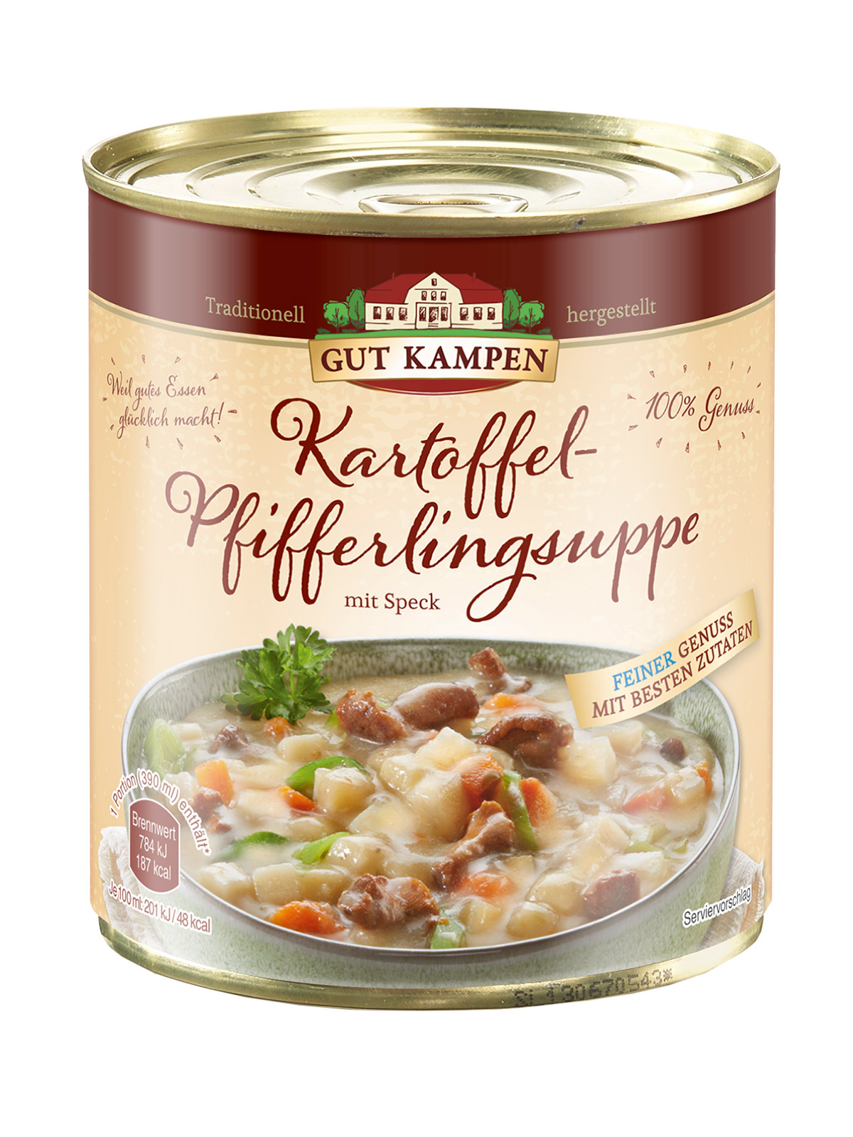 Kartoffel-Pfifferlingsuppe 